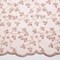 1 Yard Mesh Lace Fabric with Metallic Embroidered Floral Pattern 52" Wide